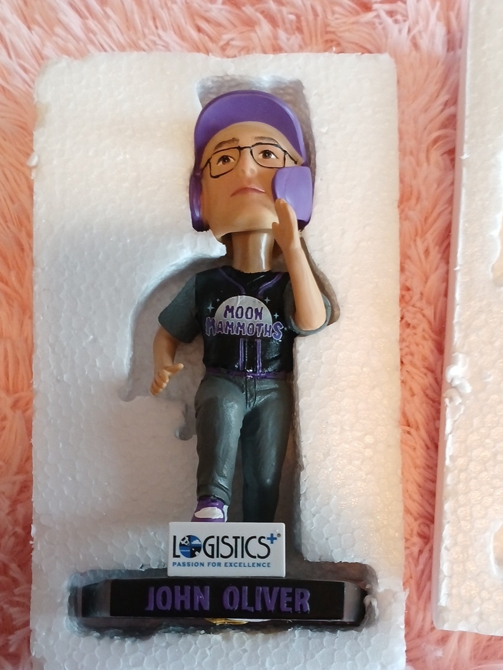 John Oliver Erie Moon Mammoths Bobblehead